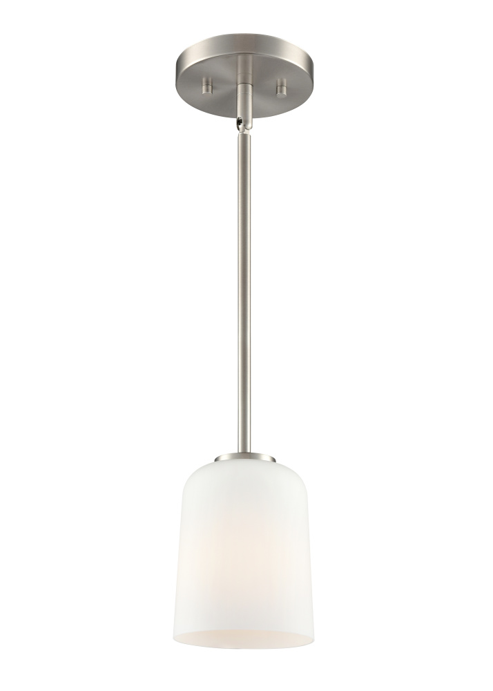Laphia 5" Wide 1-Light Pendant - Brushed Nickel