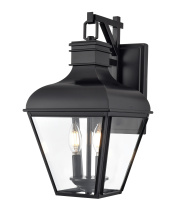 Millennium 43102-MB - Edenton 17.75" High 2-Light Outdoor Wall Sconce - Matte Black