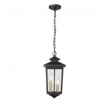 Millennium 4643-PBK - Eldrick 2-Light Outdoor Hanging Lantern Powder Coated Black