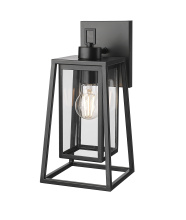 Millennium 198401-PBK - Denzell 13.5" High 1-Light Outdoor Wall Sconce - Powder Coated Black