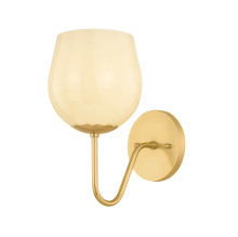 Mitzi by Hudson Valley Lighting H1106101-AGB - Genevieve Wall Sconce