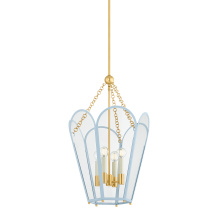 Mitzi by Hudson Valley Lighting H1132704-AGB/SAO - Clarisse Lantern