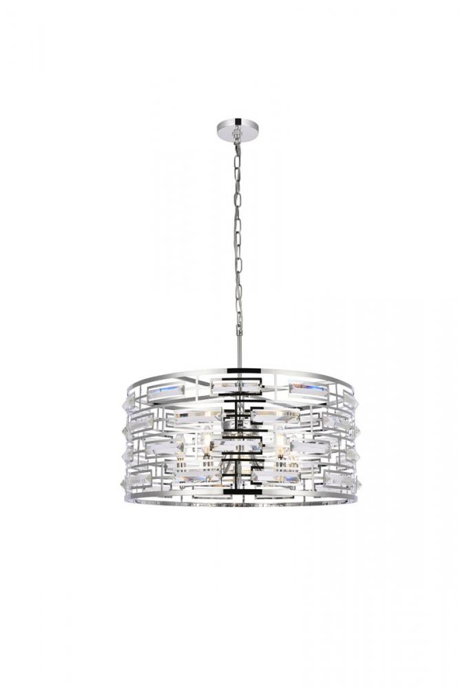 Kennedy 24 inch pendant in chrome