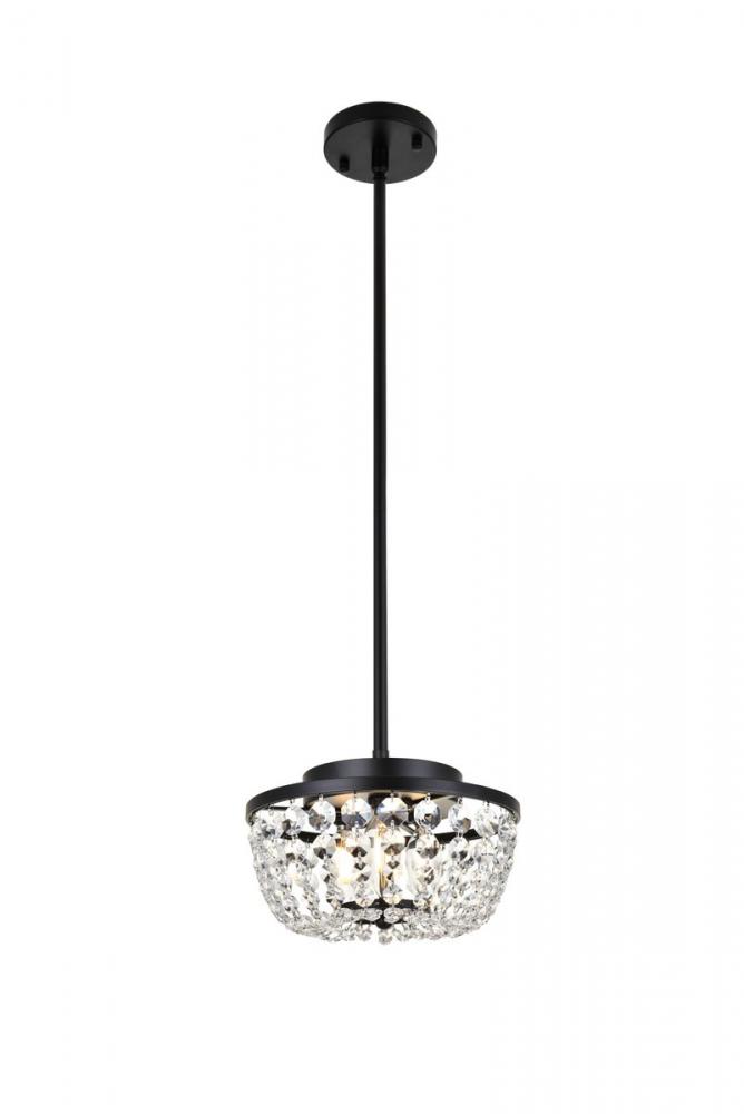 Gianna Pendant D10"H7.5" -54"L3 Black