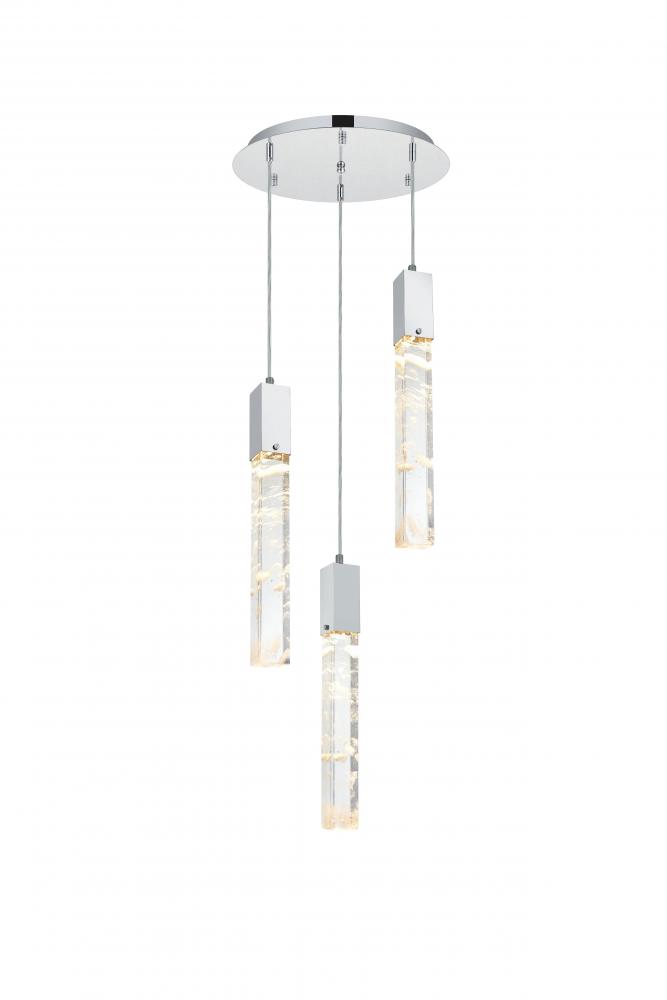 Pendant D16"H24"L3 Black