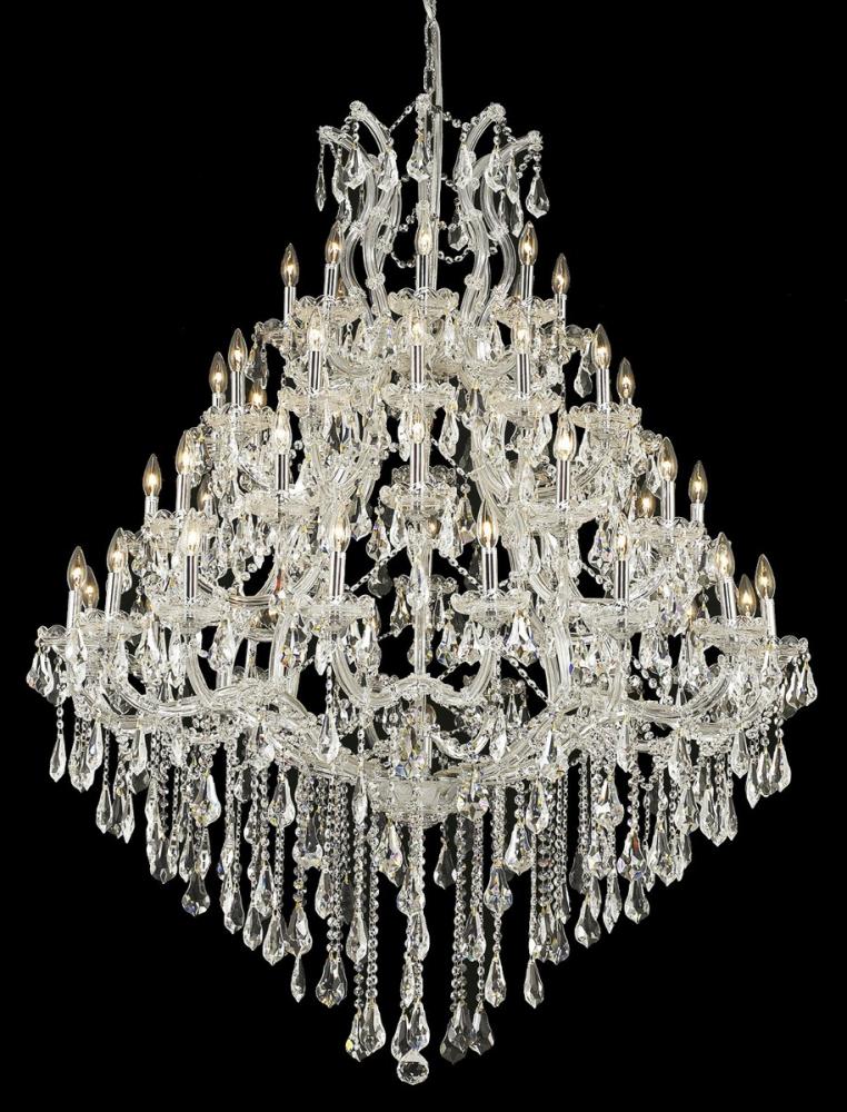 Maria Theresa 49 light Chrome Chandelier Clear Royal Cut Crystal