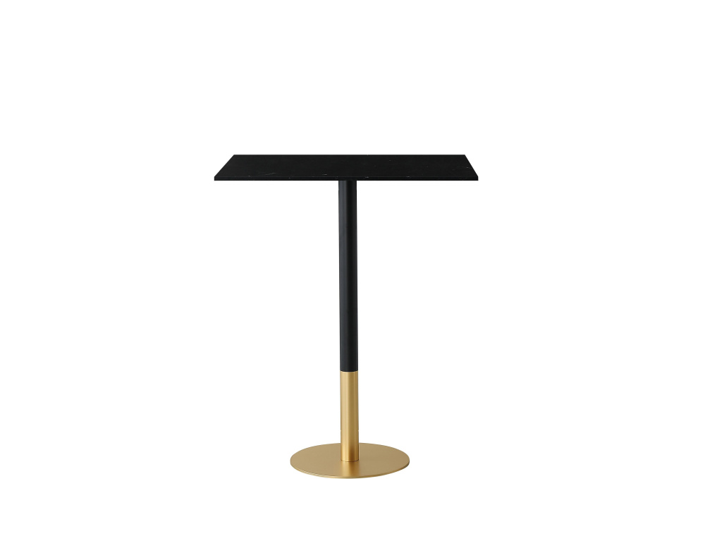 Pub Table Rectangle 27.6" x 31.5" x H39.5" Black
