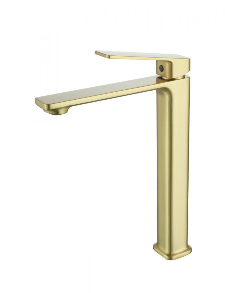 Vanity Faucet 1 13/16" × 1‘-0 1/16"  × 8 3/16" brushed gold