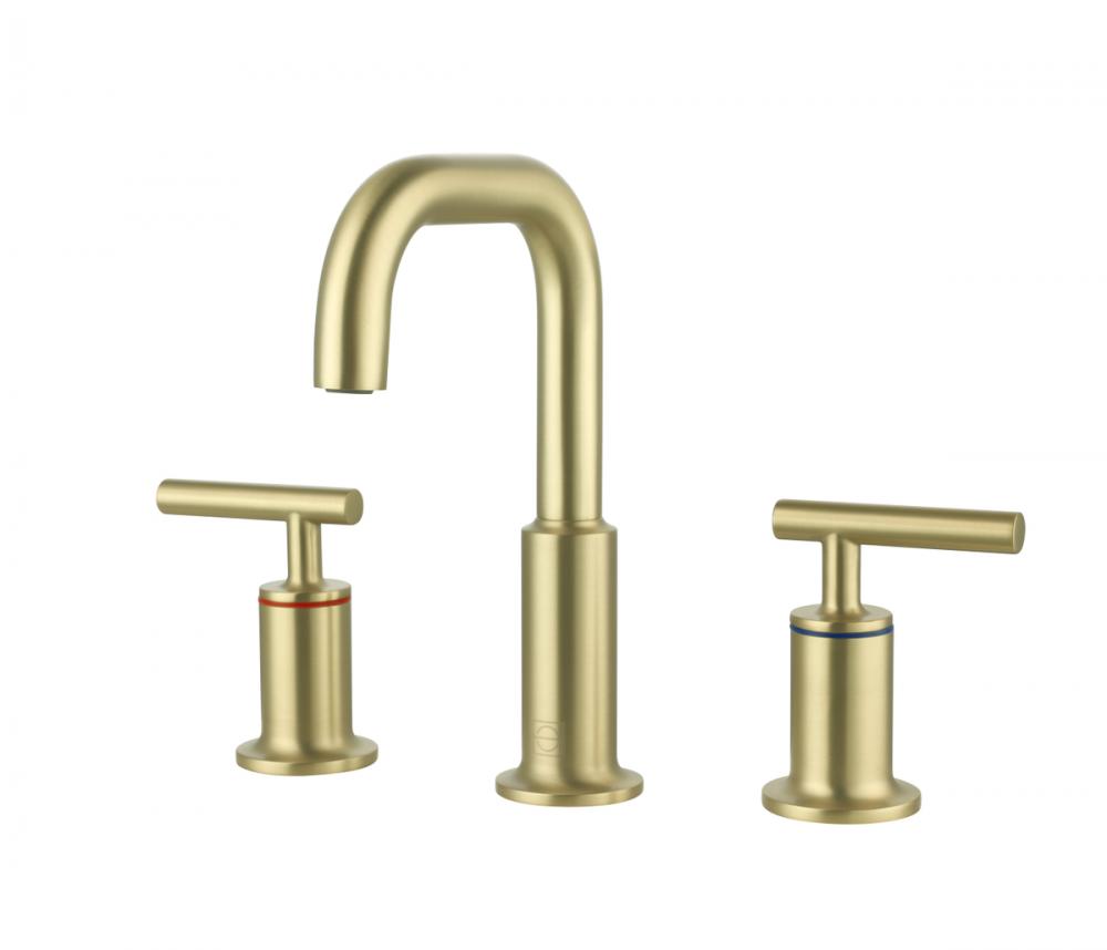 Vanity Faucet 1‘-0 3/16" × 8 7/16"  × 6 5/8" brushed gold