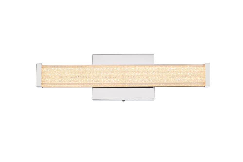 Wall Sconce L16" E4.5" H4.3" LED 8W 3CCT Chrome