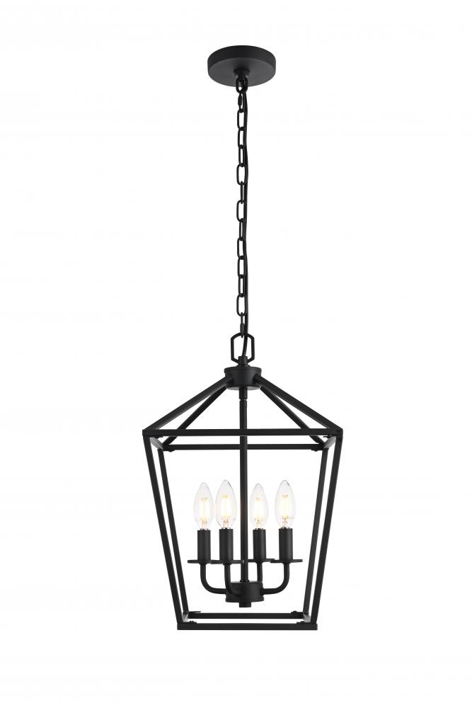 Patio/Indoor Hanging W11.8"D11.8"H18.4" Black