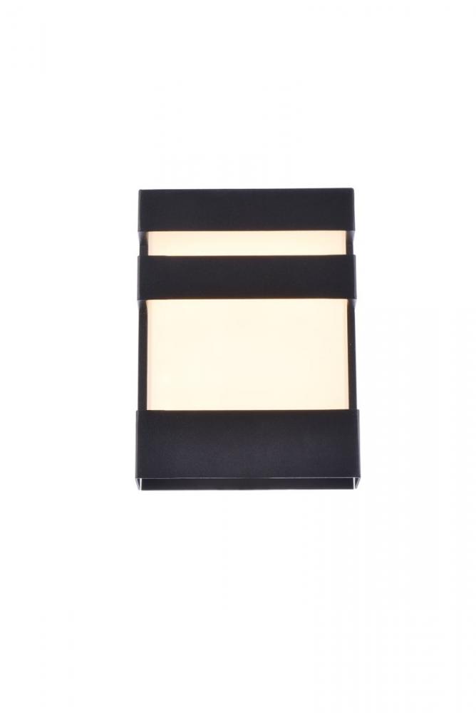 LED Wall Sconce W6''E3''H8' Black