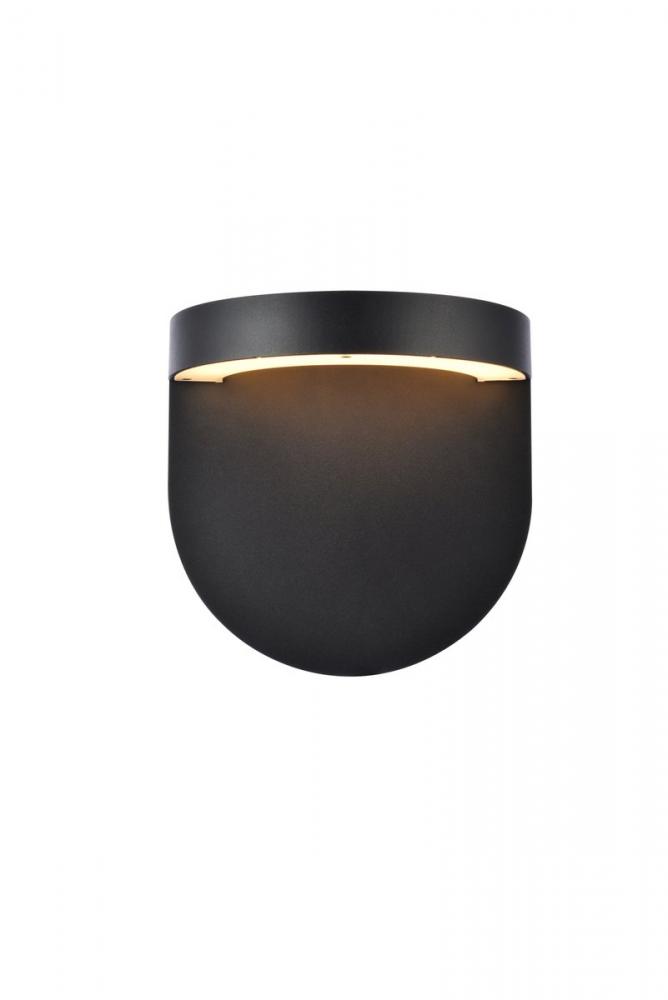 LED Wall Sconce E5''H9.5'' Black