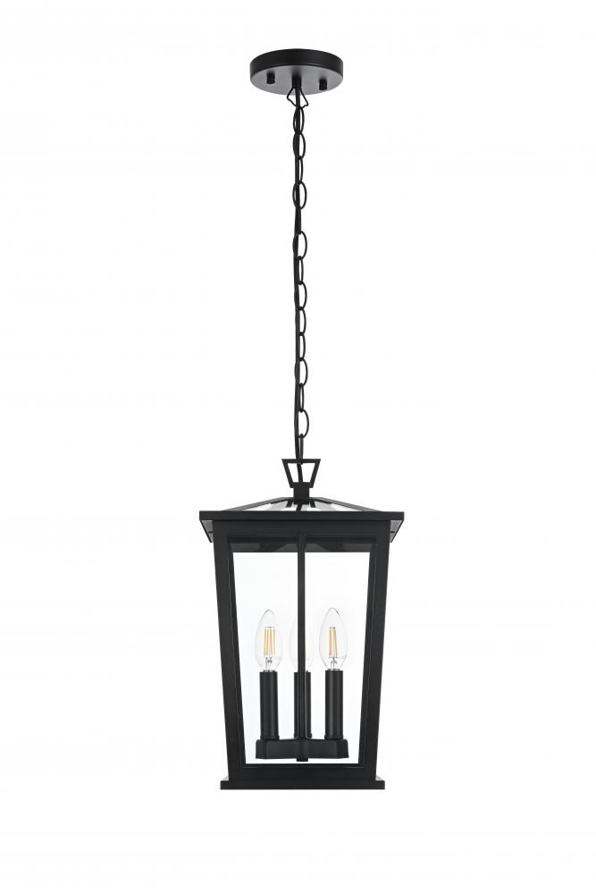 Outdoor Hanging L9.5" W9.5" H16" L3 Black