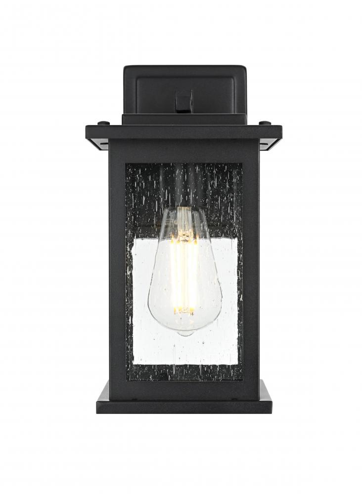 Wall sconce W6" H12" E7" L1 Black