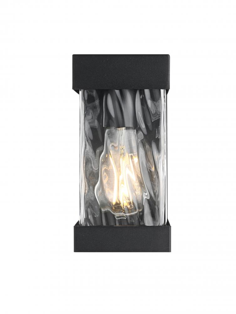 Wall sconce W4.5" H9" 5" L1 Black