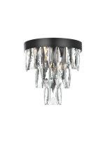 Elegant 1060W10BK - Wall Sconce W10"S6.3"H10.5"L2 Black