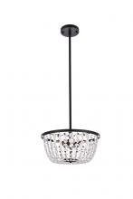 Elegant 1114D13BK - Gianna Pendant D13"H8.7"-55" L3 Black
