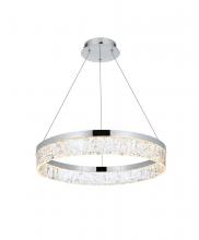Elegant 2050D22C - Linden Hang D21.5"xH3" 25W DIM 3CCT Chrome