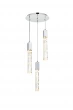 Elegant 2089D16BK - Pendant D16"H24"L3 Black
