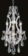 Elegant 2801D12C/RC - Maria Theresa 4 light Chrome Chandelier Clear Royal Cut Crystal