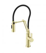 Elegant FAK-304BGD - Kitchen Faucet 4 5/8" ×  1‘-8" ×9 1/4" brushed gold