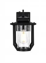Elegant OD323W13BK - Wall sconce W7" H12.5" E8" L1 Black
