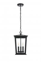 Elegant OD332H16BK - Outdoor Hanging L9.5" W9.5" H16" L3 Black