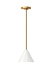 Visual Comfort & Co. Studio Collection KP1121MWTBBS-L1 - Cambre Small Pendant