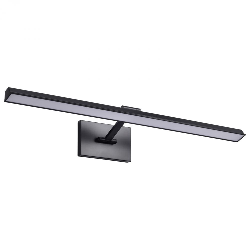 Hazel; 3 Foot LED Picture Light; 3 CCT Selectable; Black Finish; Acrylic Lens