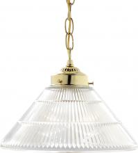 Nuvo SF76/255 - 1 Light - 12" - Pendant - Prismatic Cone Shade