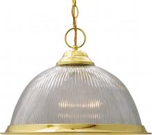 Nuvo SF76/282 - 1 Light - 15" - Pendant - Prismatic Dome