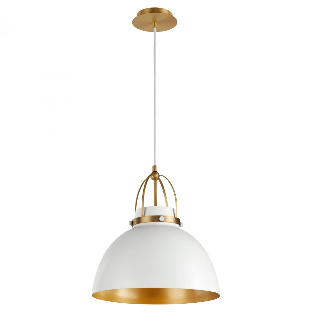 PRUITT 15" PENDANT - SW/AGB