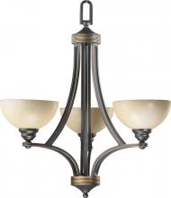 Quorum 620-3-95 - Hemisphere 3Lt Chand - Ow