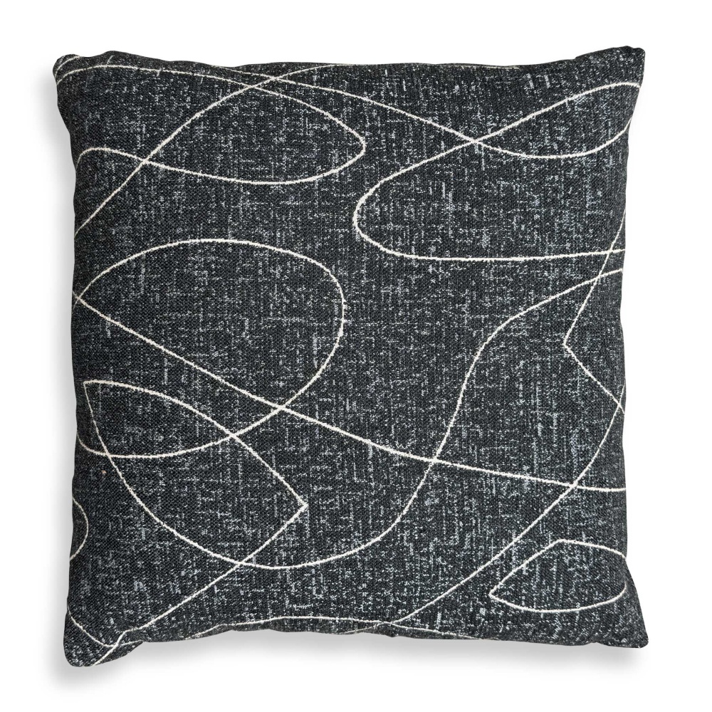 Uttermost Loopy Loop Outdoor Onyx Pillow