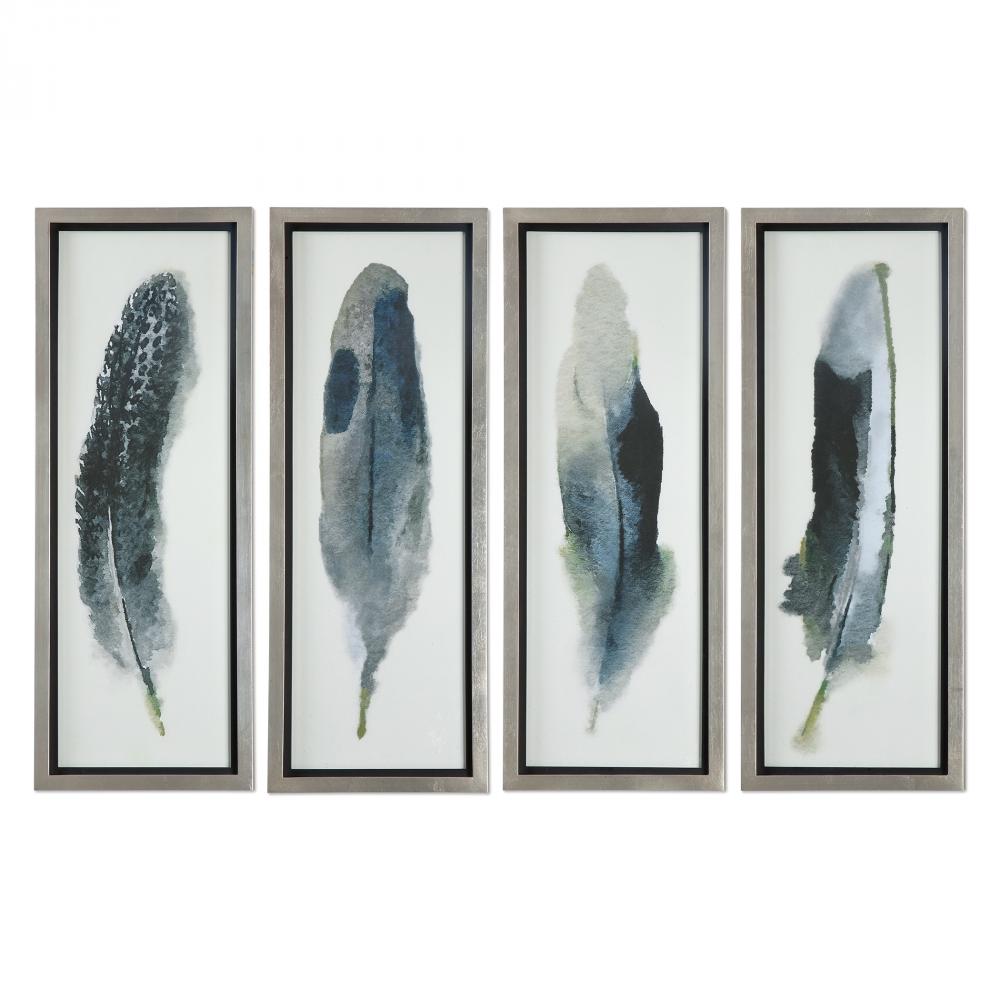 Uttermost Feathered Beauty Prints Set/4
