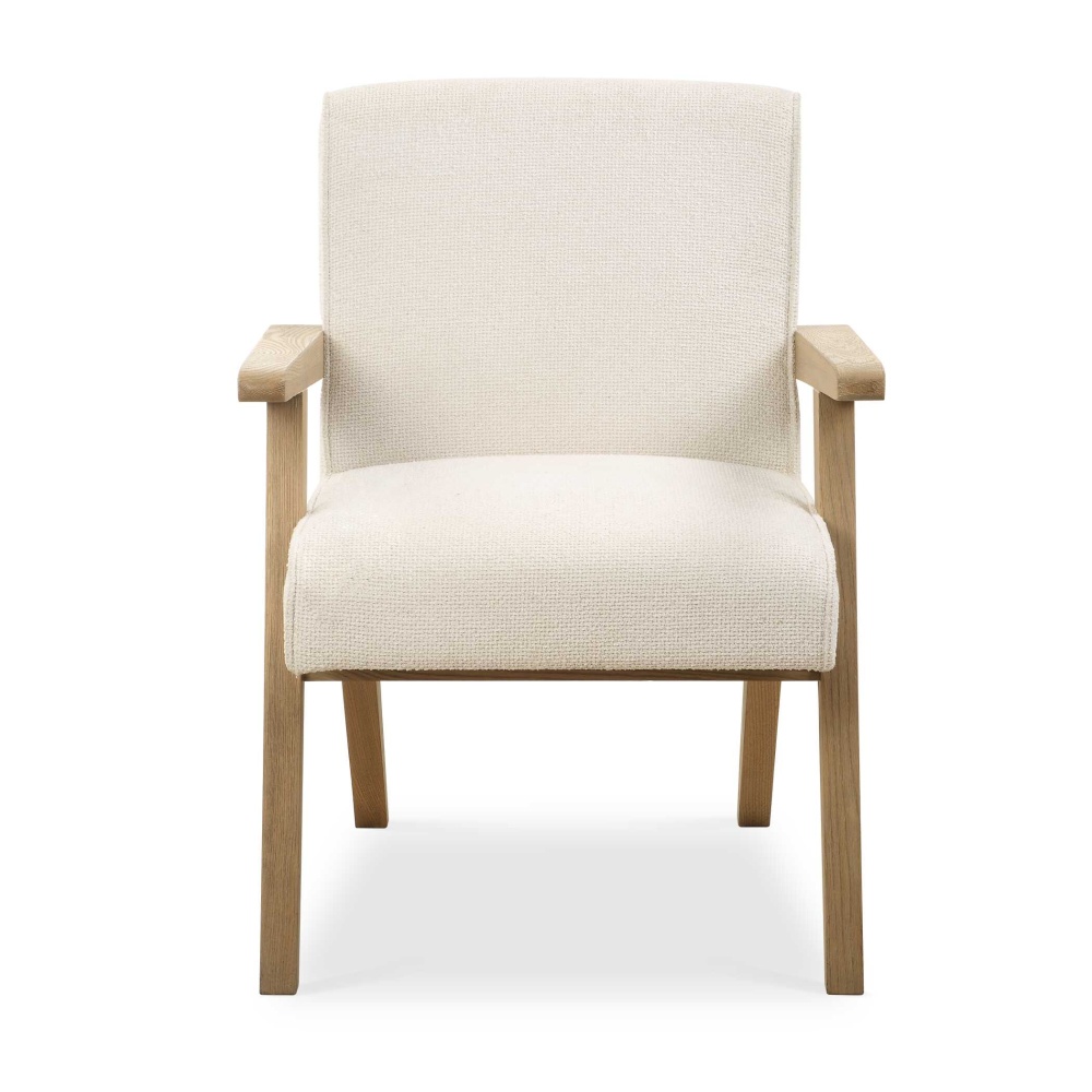 Uttermost Blakely White Dining Arm Chair