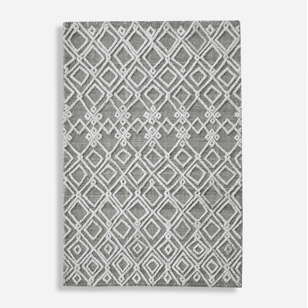 Uttermost Sieano Gray-Ivory 5 X 8 Rug