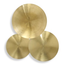 Uttermost 04388 - Uttermost Cymbalic Round Brass Wall Art Set/3