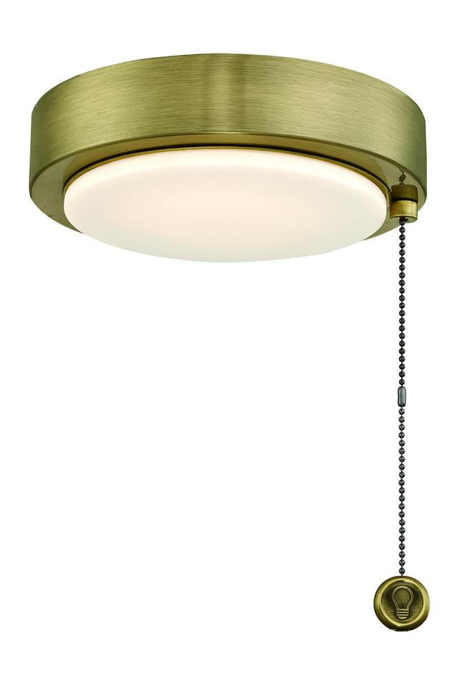 LED Low Profile Light Kit - Antique Brass