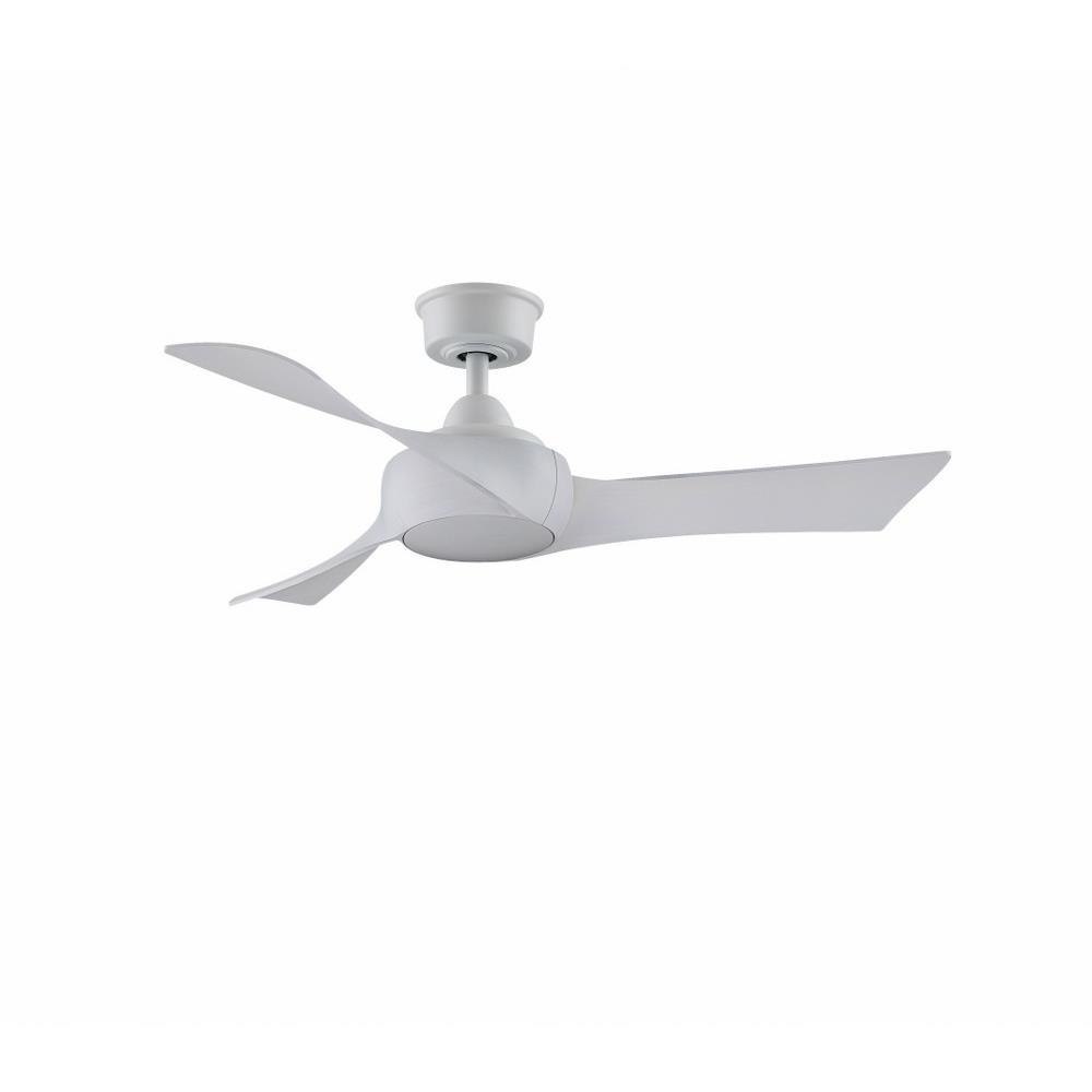 Wrap Custom Indoor/Outdoor Ceiling Fan DC Motor- Brushed Satin Brass