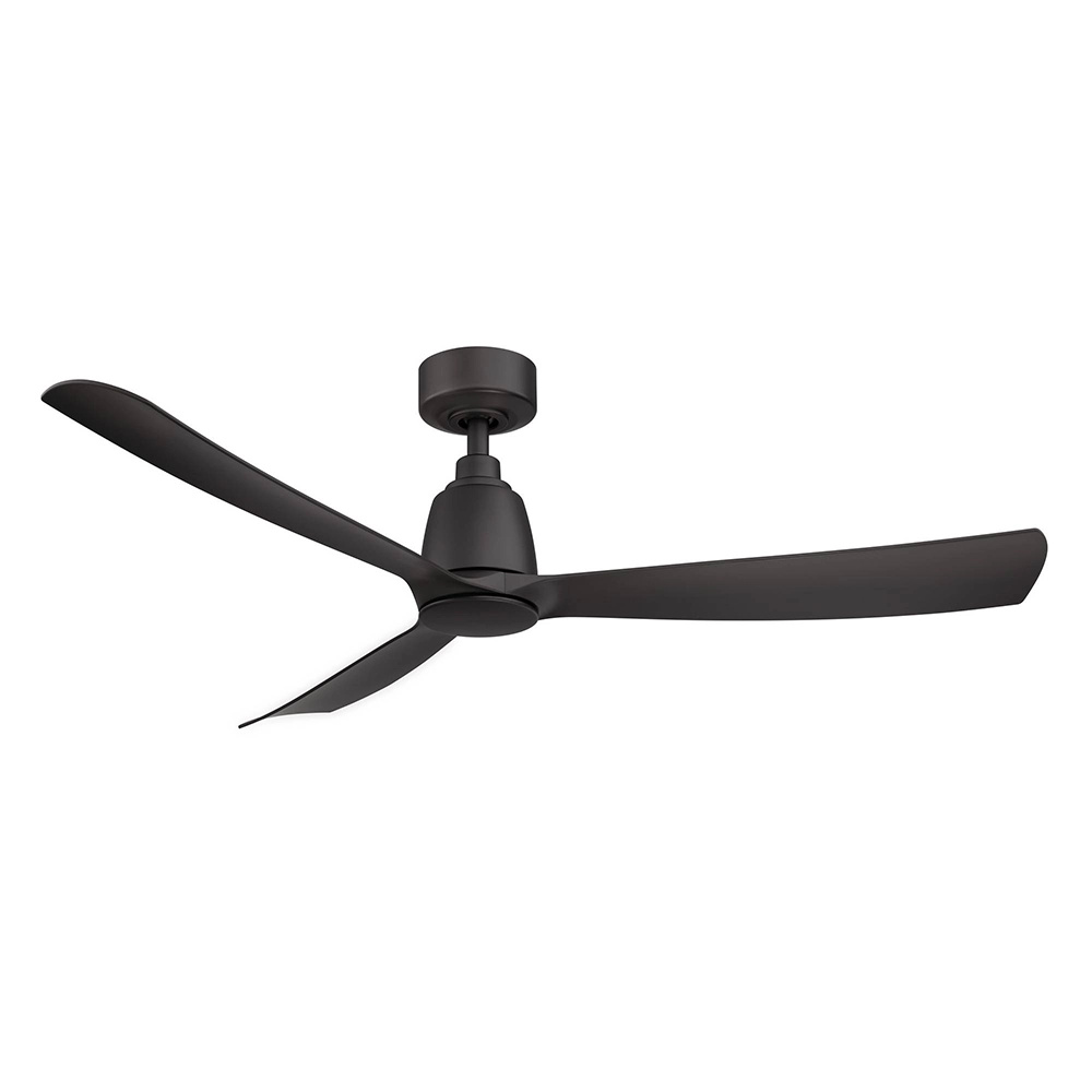 Kute 52 inch Indoor/Outdoor Ceiling Fan - Black with Black blades