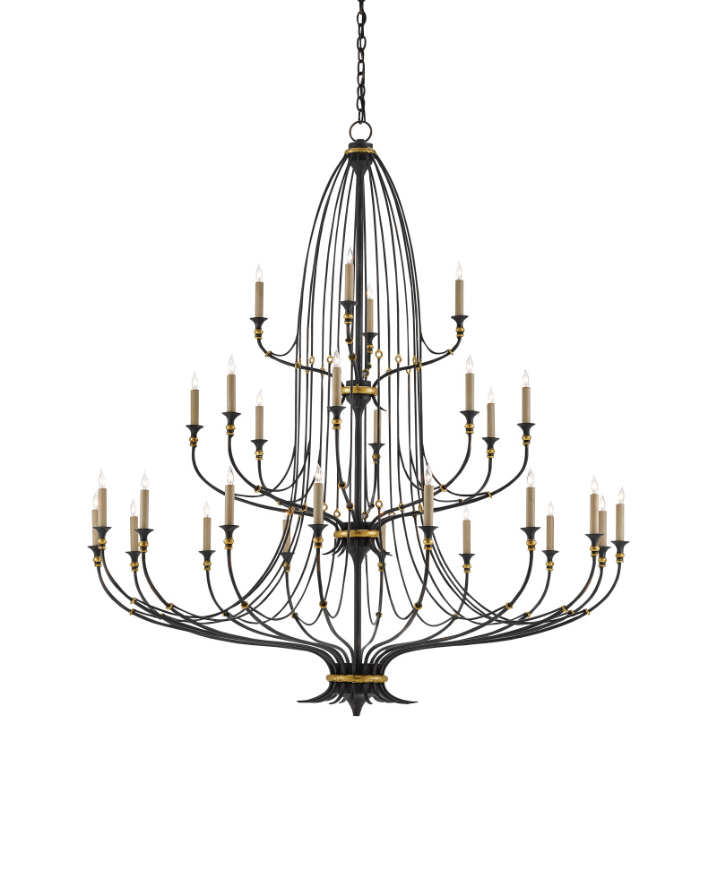 Folgate Grande Black Chandelier