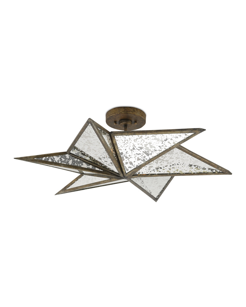 Stargazer Bronze Semi-Flush Mount