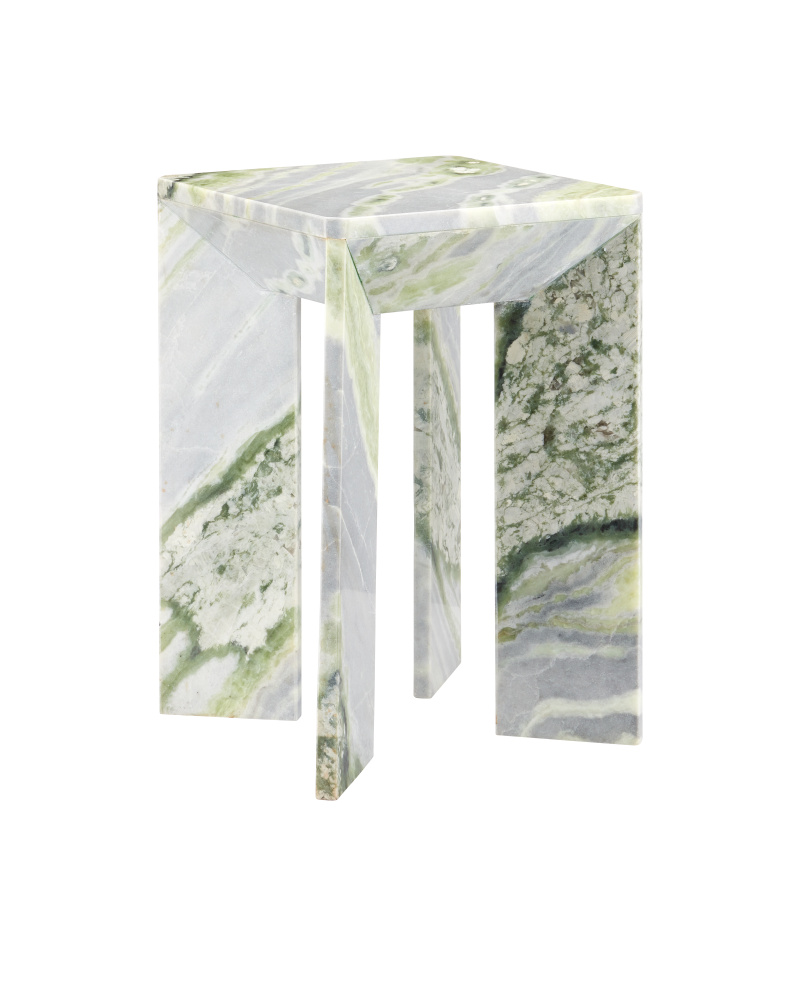 Minerale Green Onyx Accent Table