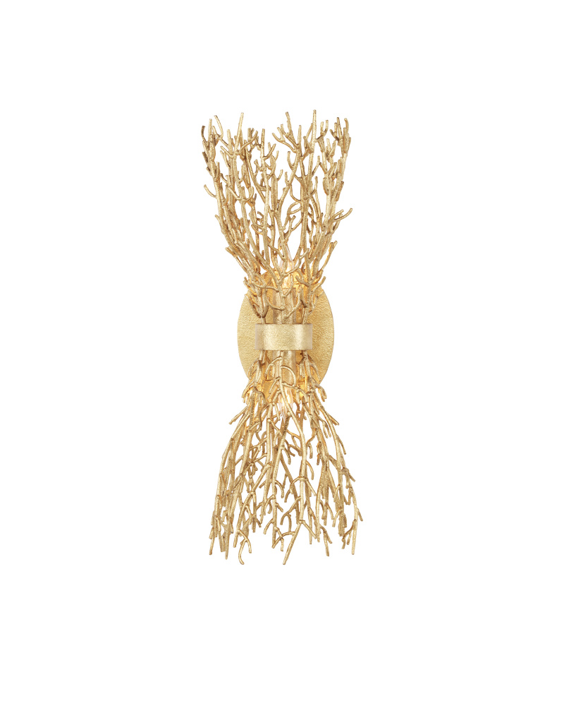 Sea Fan Gold Wall Sconce