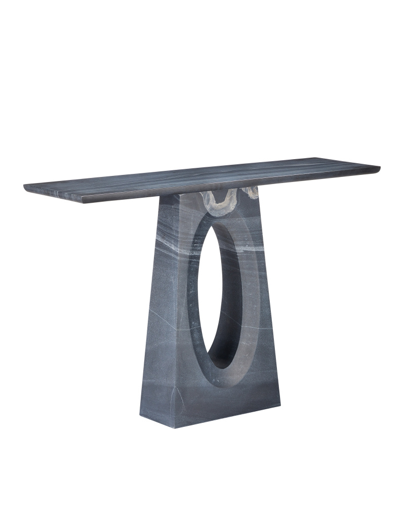 Demi Black Console Table