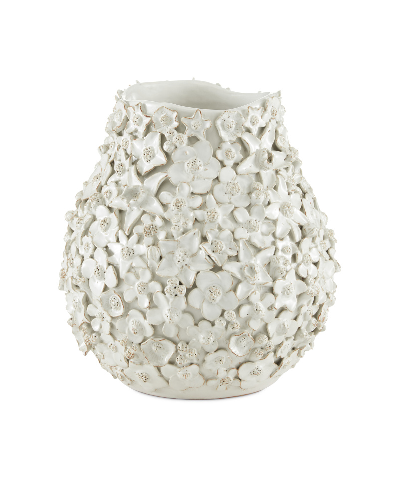 Jessamine White Vase