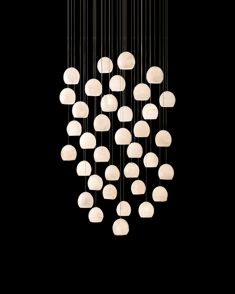 Lazio 36-Light Round Multi-Drop Pendant