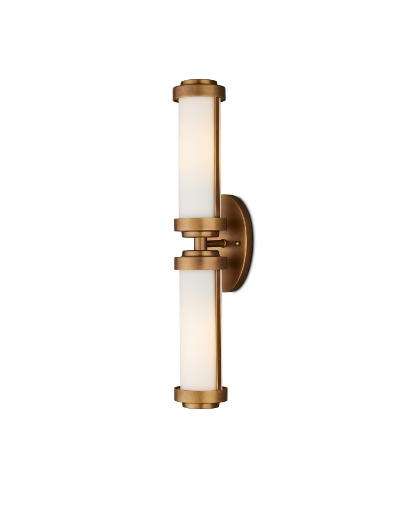 Bowland Brass Bath Wall Sconce